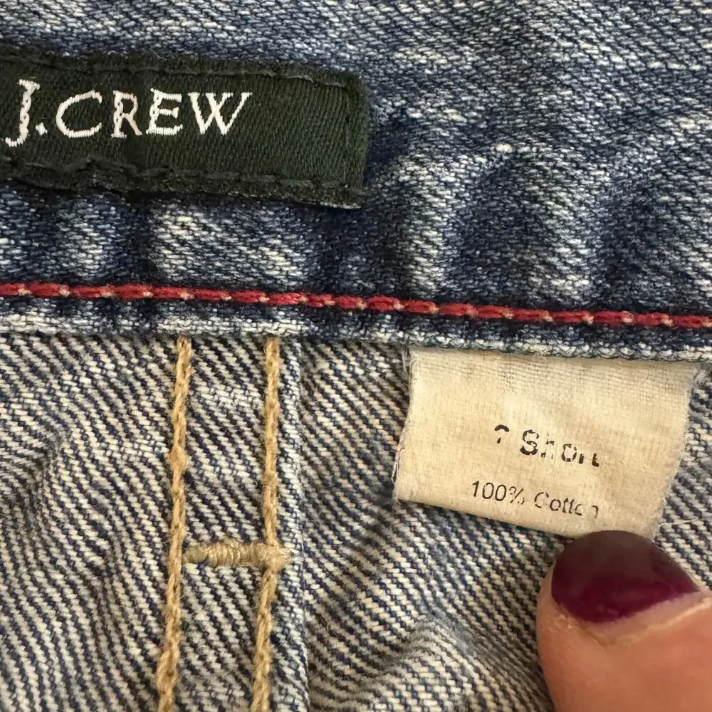 J.Crew Vintage Classic Straight Leg Blue Jeans Button Fly - Women's 32